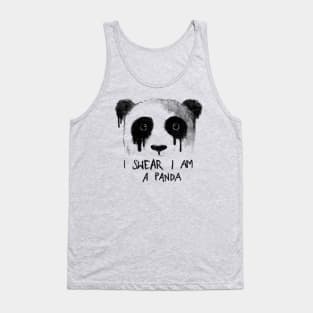 I swear I am a panda Tank Top